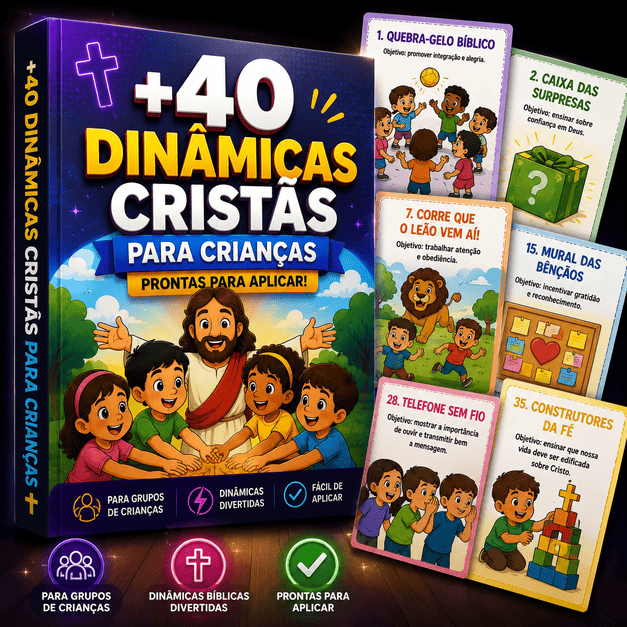 Bônus 02 - +40 Dinâmicas Cristãs
