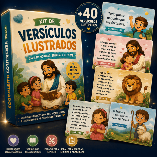 Bônus 03 - Kit de Versículos Ilustrados